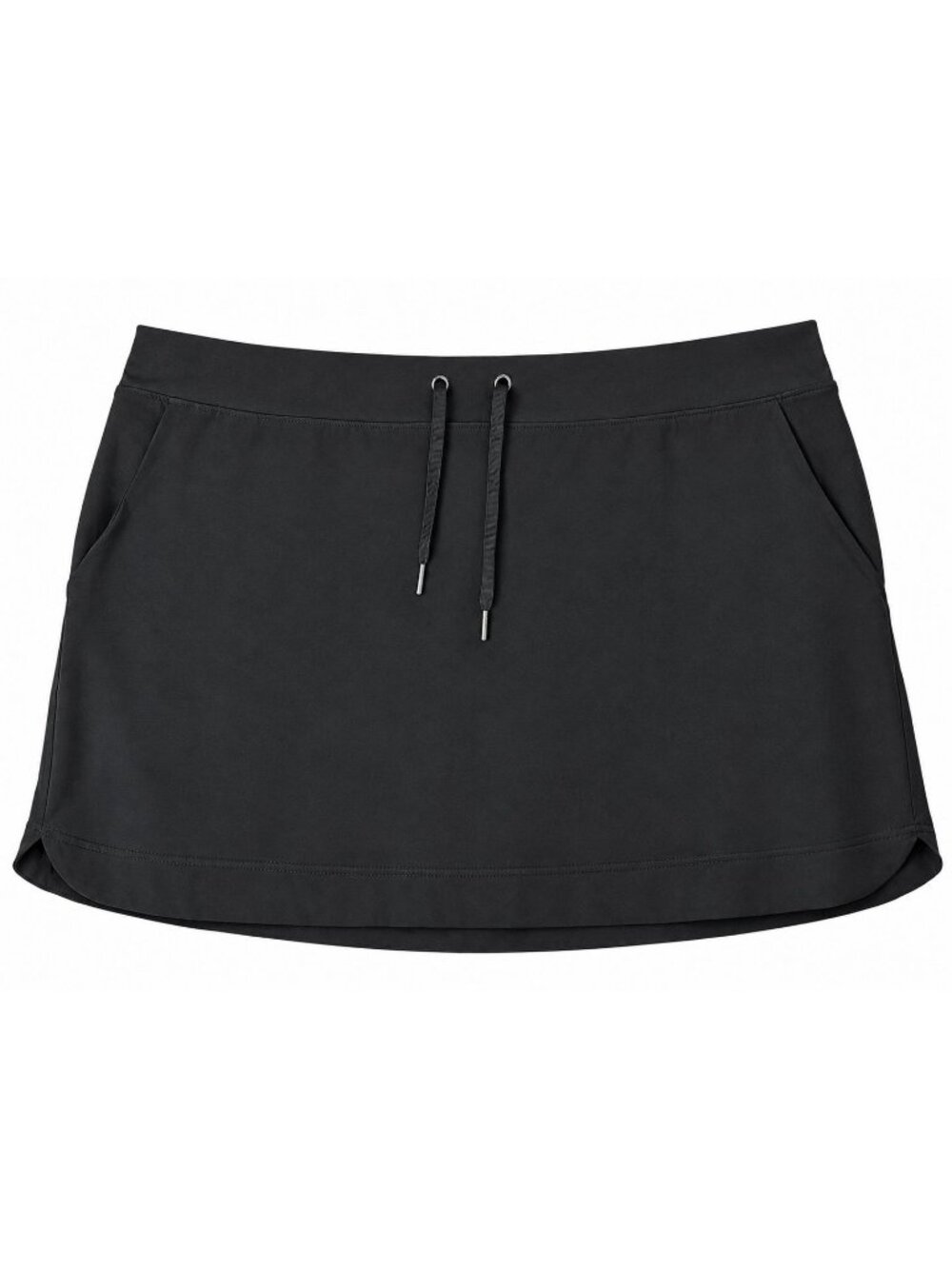 Gaiam Womens XXL Willow Woven Rib Mix Skort Black Athletic NWT